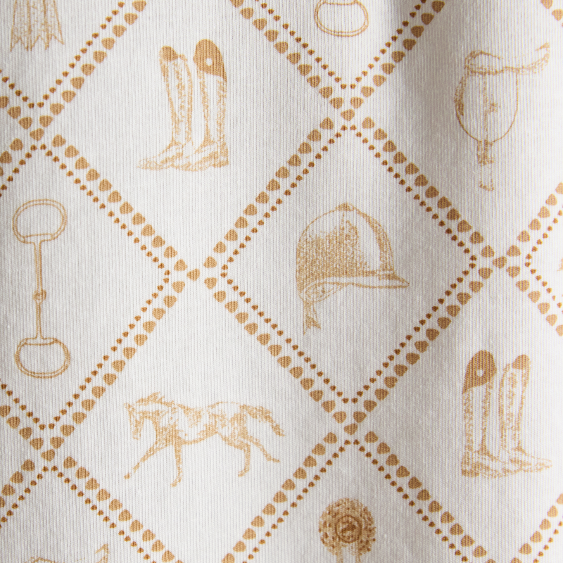 Joules Ladies Charlotte T-Shirt - Horse Icons-6