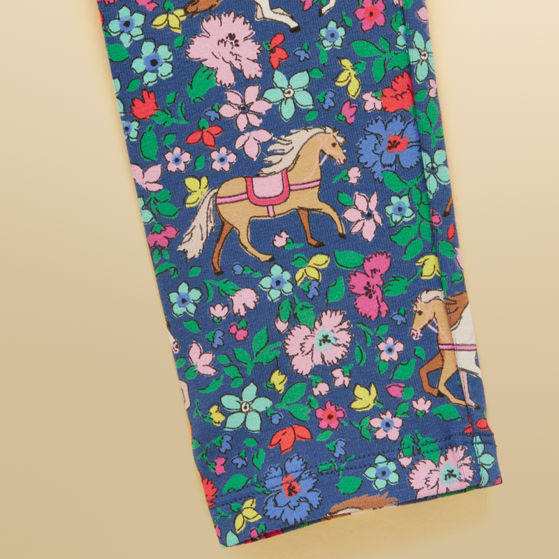 Joules Kids Dee Dee Leggings - Navy Ditsy-3