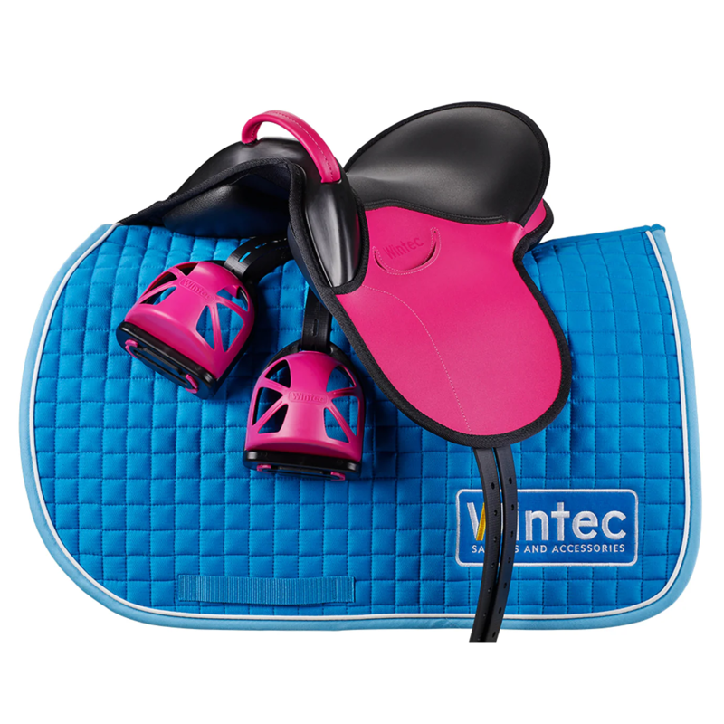 Wintec Kids Saddle Pack - Pink-1