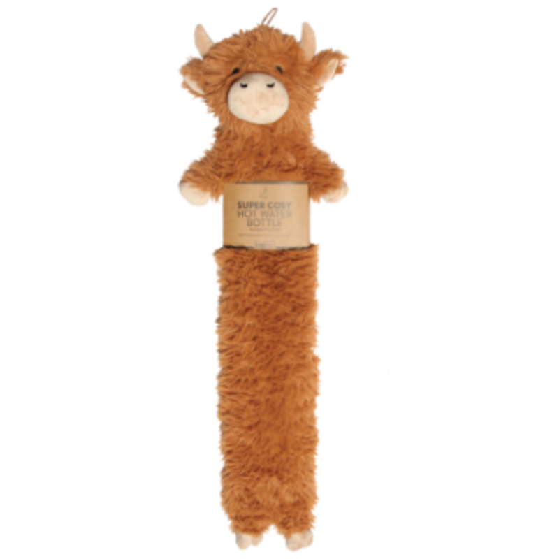 Bartleby Long Hot Water Bottle - Highland Cow
