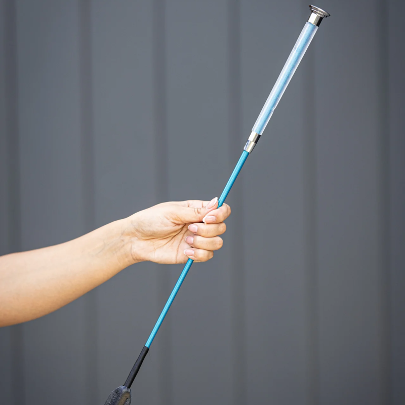 Woof Wear Gel Fusion Riding Whip - Turquoise-1