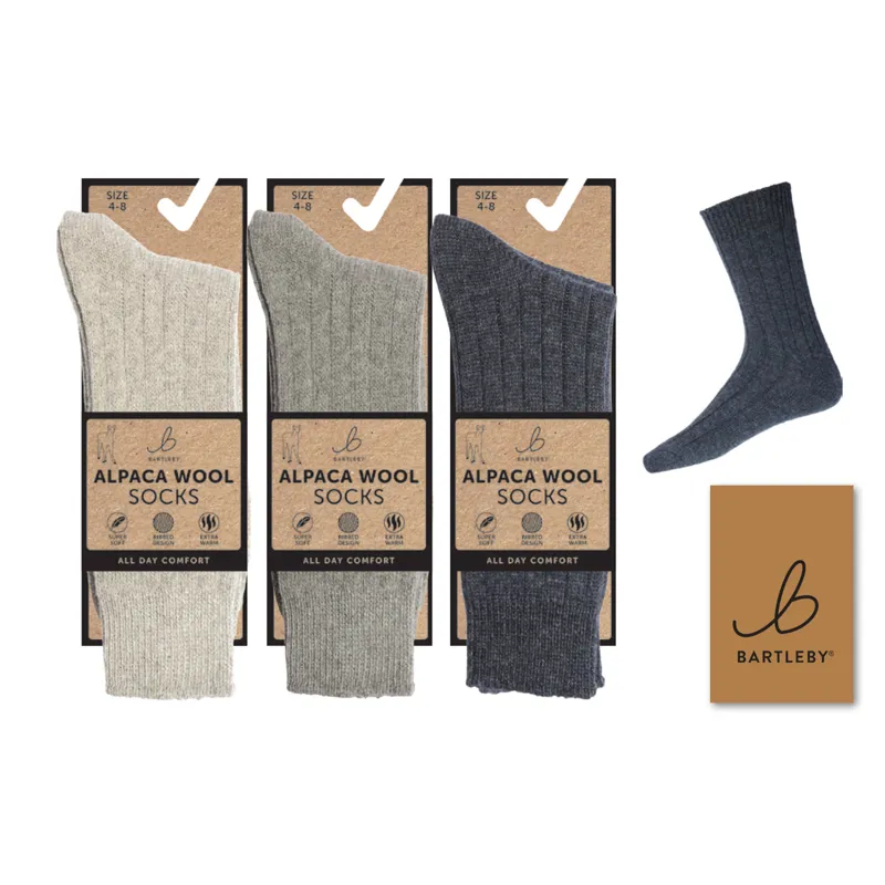 Bartleby Ladies Alpaca Wool Thermal Socks