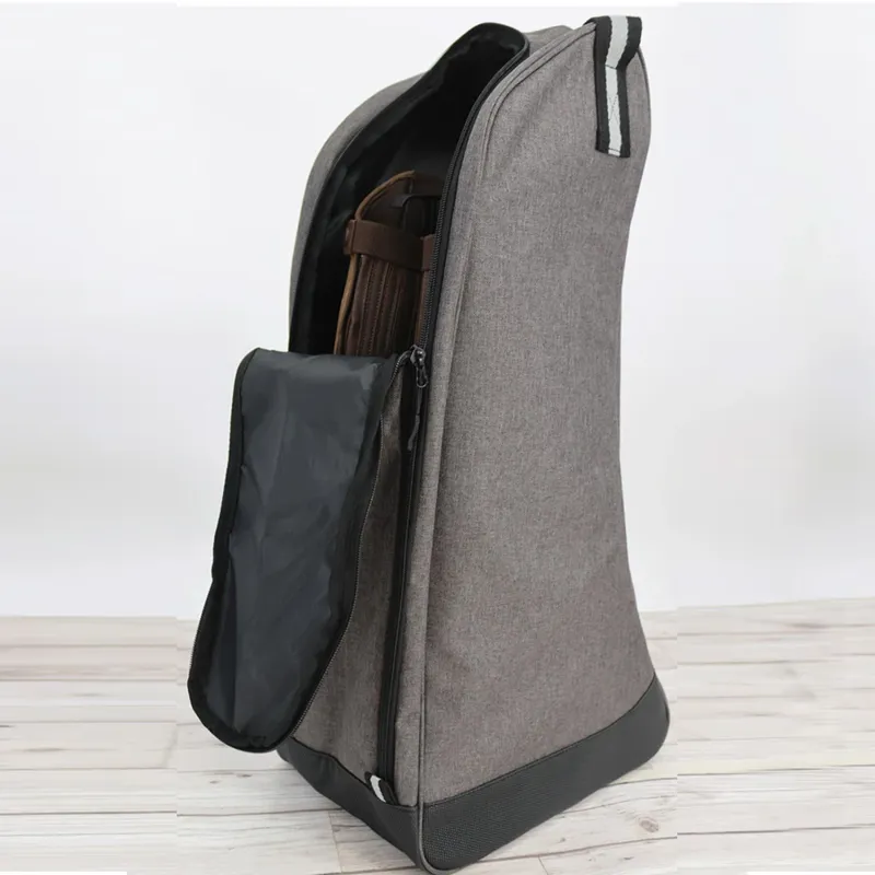 Woof Wear Riding Boot Bag - Black/Grey-1