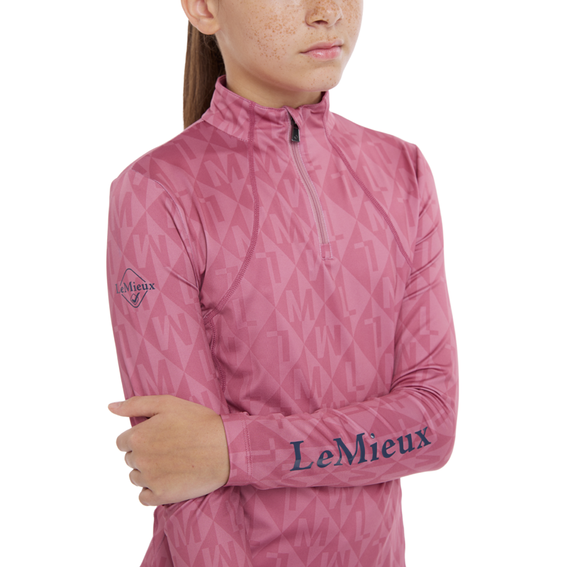 LeMieux Young Rider Clea Base Layer - Peony-2