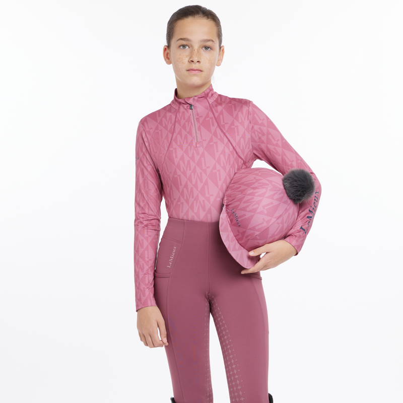 LeMieux Young Rider Clea Base Layer - Peony-1