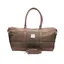 Heather Brodie Harris Tweed Leather Travel Bag - Brown Mix