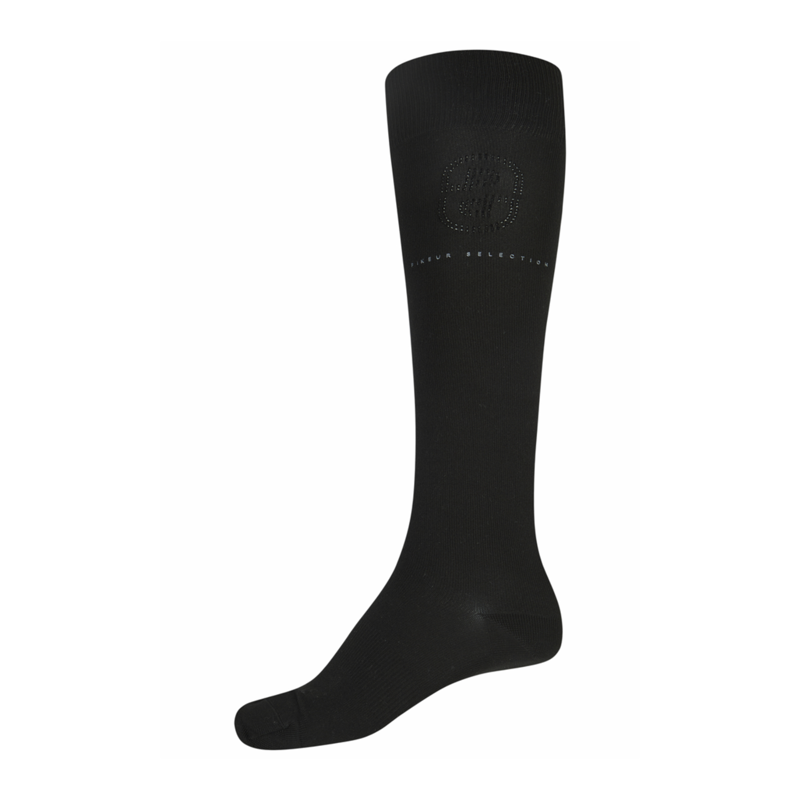 Pikeur Ladies Logo Knee Socks - Black