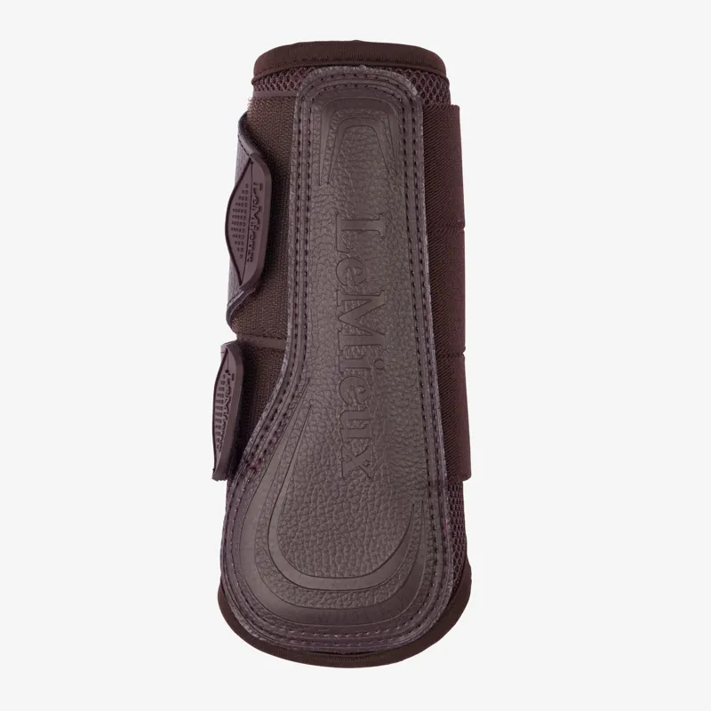 LeMieux Arika Mesh Brushing Boots - Damson-1