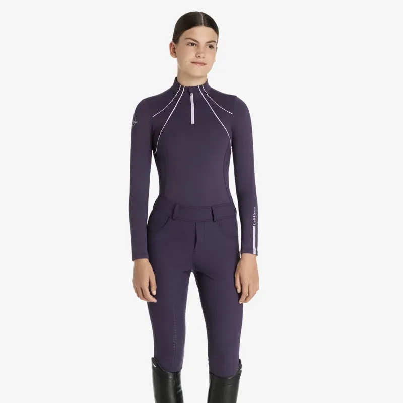 LeMieux Young Rider Mia Mesh Base Layer - Juniper-3