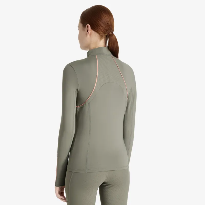 LeMieux Young Rider Mia Mesh Base Layer - Rosemary-1