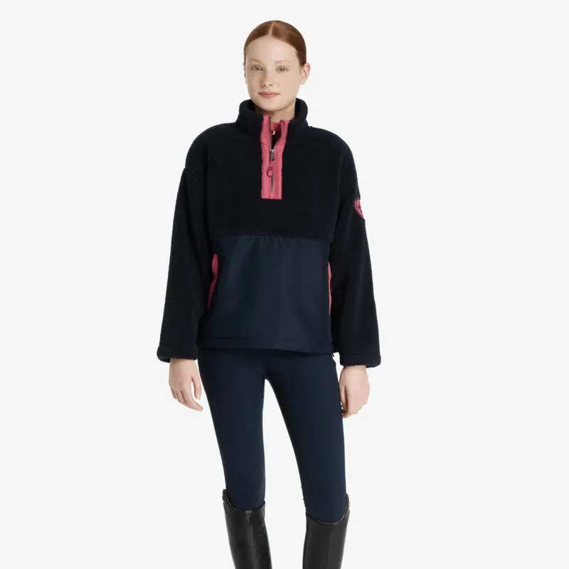 LeMieux Young Rider Tammy Teddy Fleece - Navy-2