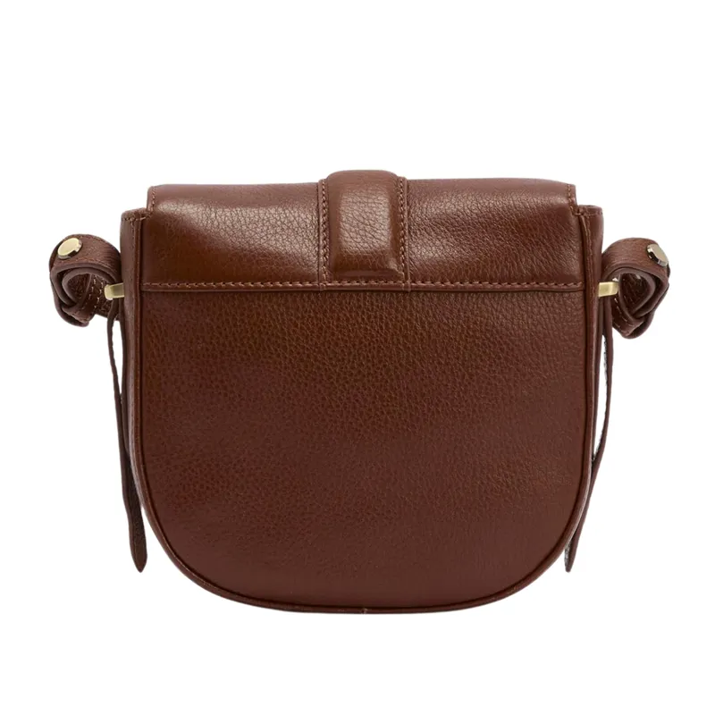 Barbour Ladies Elm Leather Crossbody Bag - Brown-1