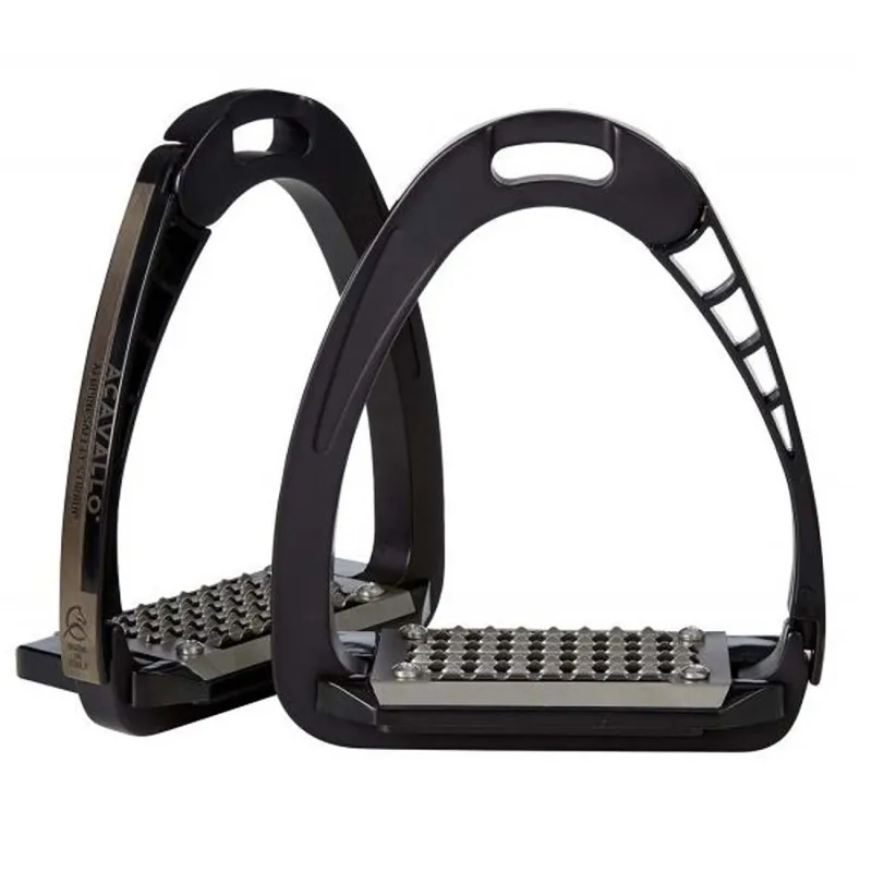 Acavallo Arena AluPro Stirrups - Charcoal