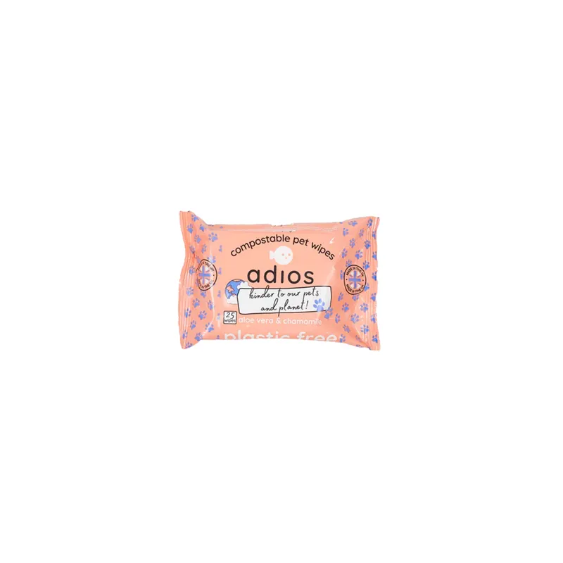 Adios Compostable Pet Wipes