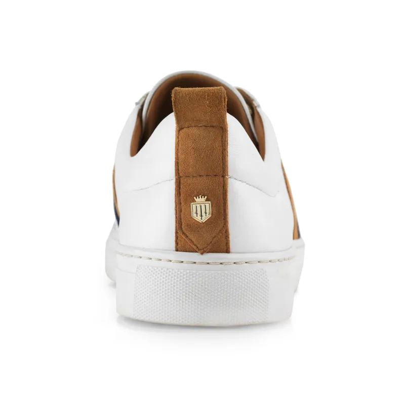 Fairfax and Favor Alexandra Trainer - White/Tan/Navy-2