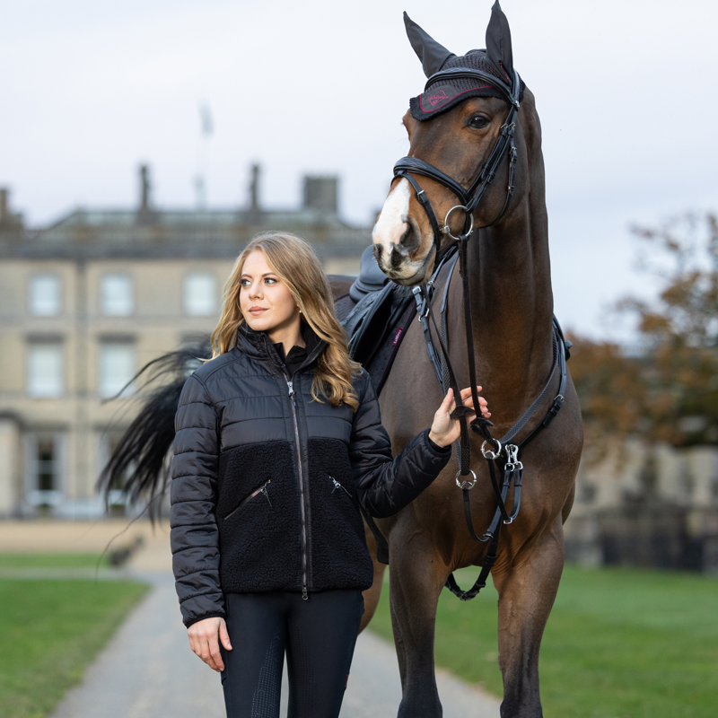 LeMieux Alissa Hybrid Fleece - Black-4