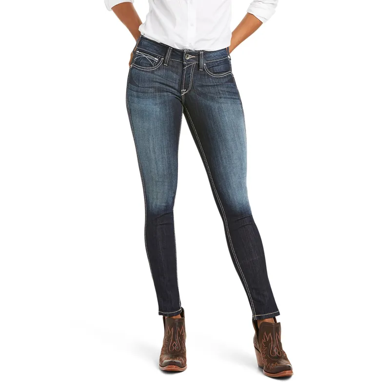 Ariat Ladies R.E.A.L Mid Rise Skinny Ella Jeans - Celestial