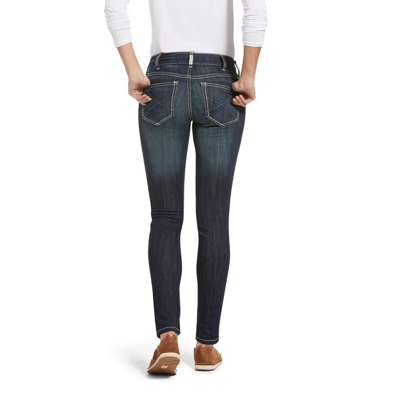 Ariat Ladies R.E.A.L Mid Rise Skinny Ella Jeans - Celestial-1