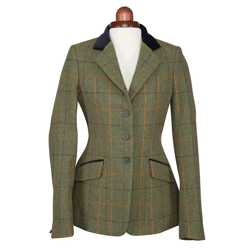 Aubrion Childs Saratoga Jacket - Red/Yel/Blue Check