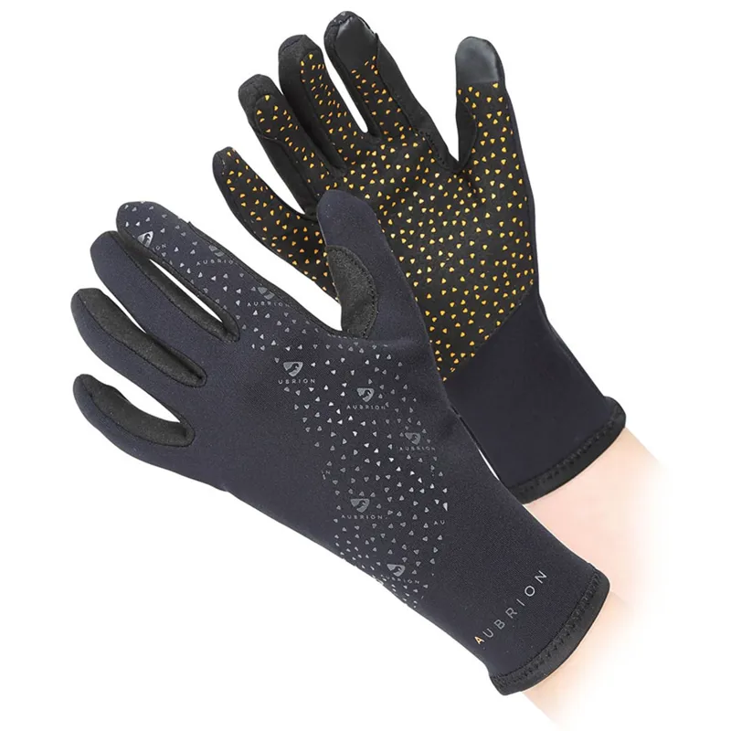 Aubrion Neoprene Super Grip Gloves - Black