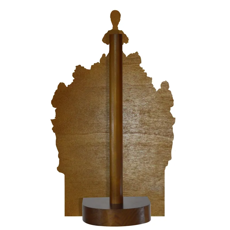 Looprints Bryn Parry Turf Club Wood Toilet Roll / Kitchen Roll Holder-3