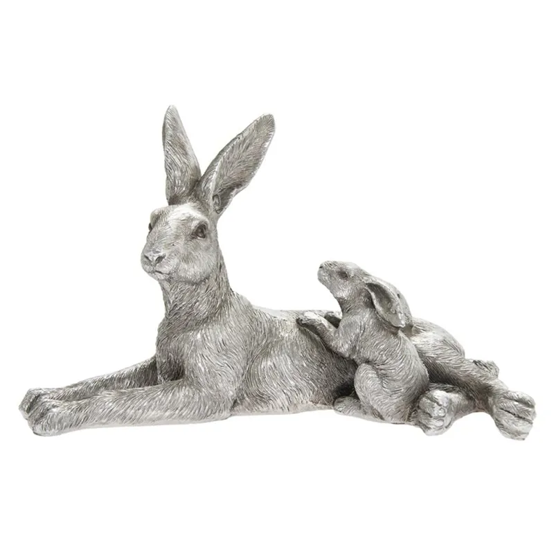 Lesser and Pavey Silver Laid Hare and Young 
