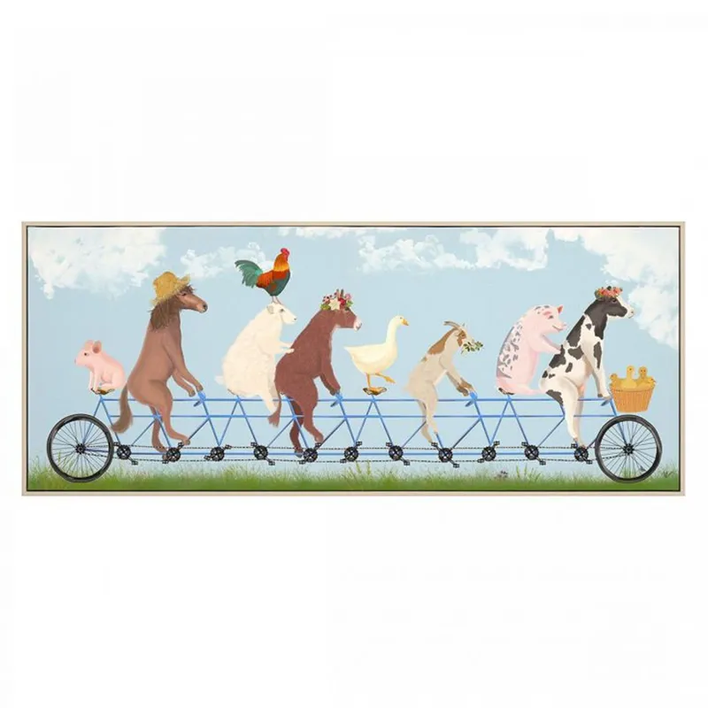 Farm Yard Tandem Print