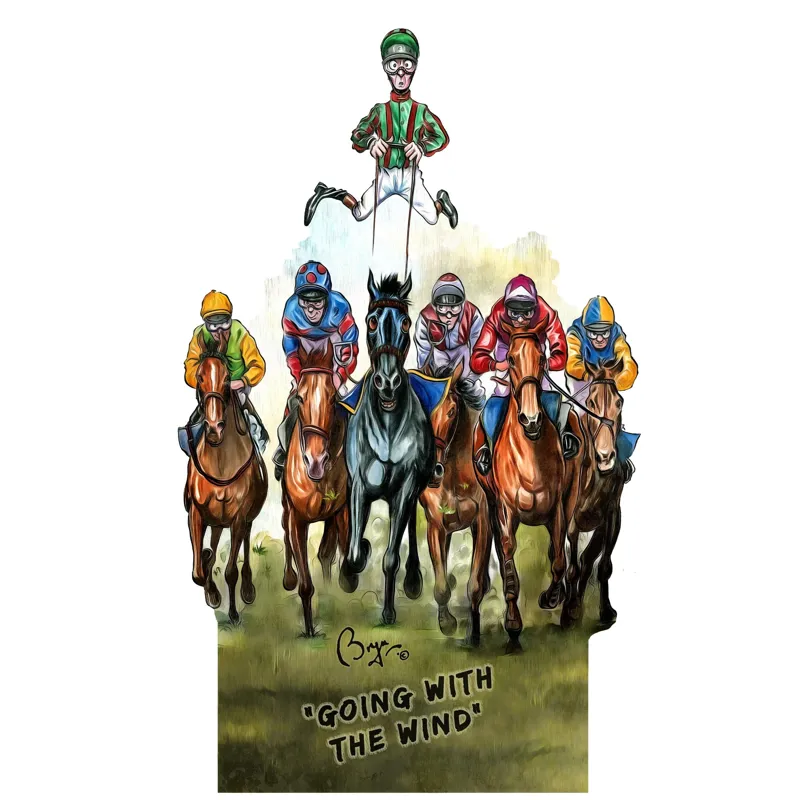 Looprints Bryn Parry Turf Club Wood Toilet Roll / Kitchen Roll Holder-2