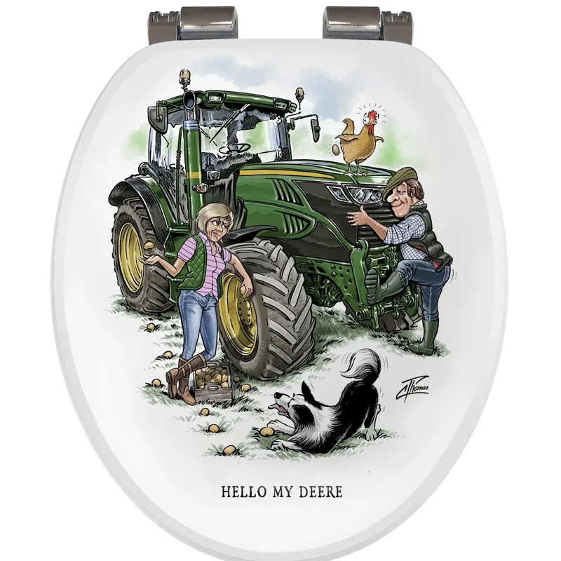Looprints Alan Thomas Tractor Toilet Seat-2