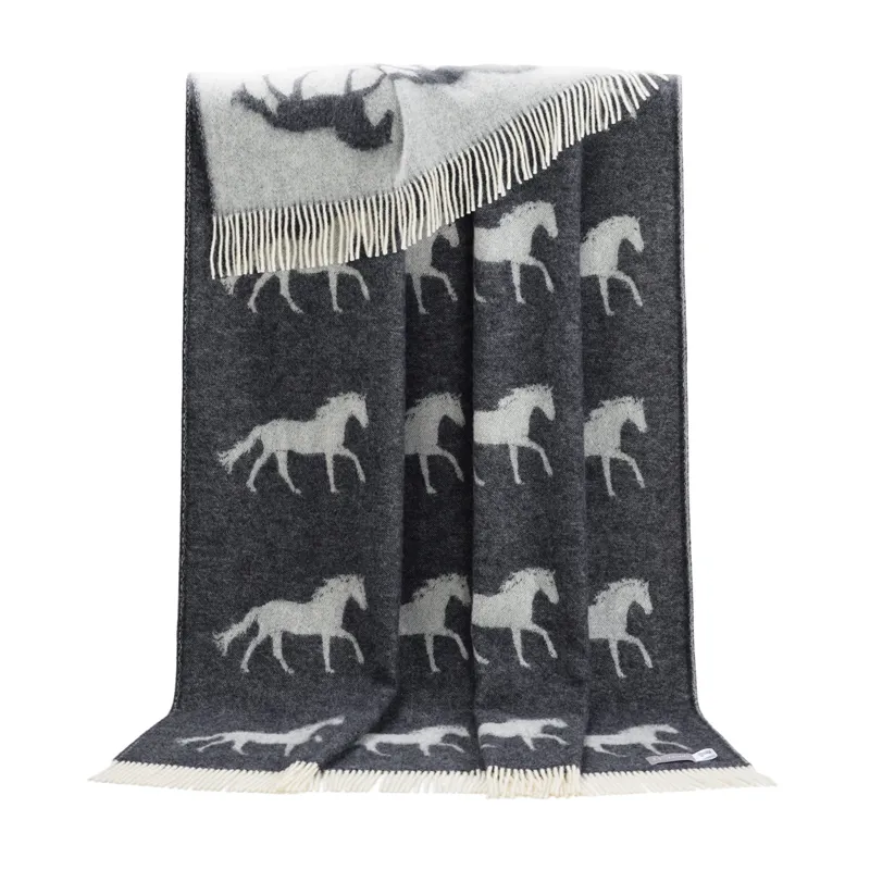 J.J. Textile Horse Throw