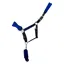 Cameo Elite Headcollar and Rope - Navy/Royal