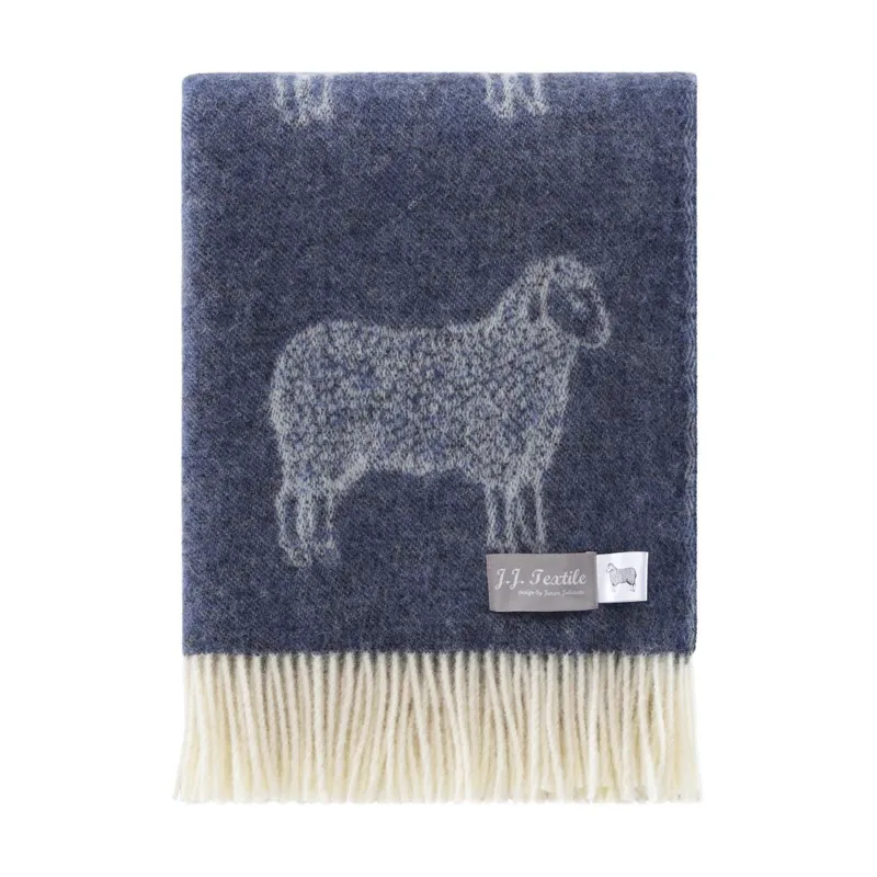 J.J. Textile Sheep Throw-1