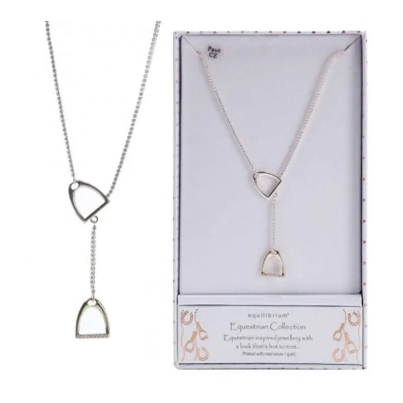 Equilibrium Equestrian Stirrup Necklace
