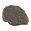 Heather Highland Flat Cap - Green/Herringbone