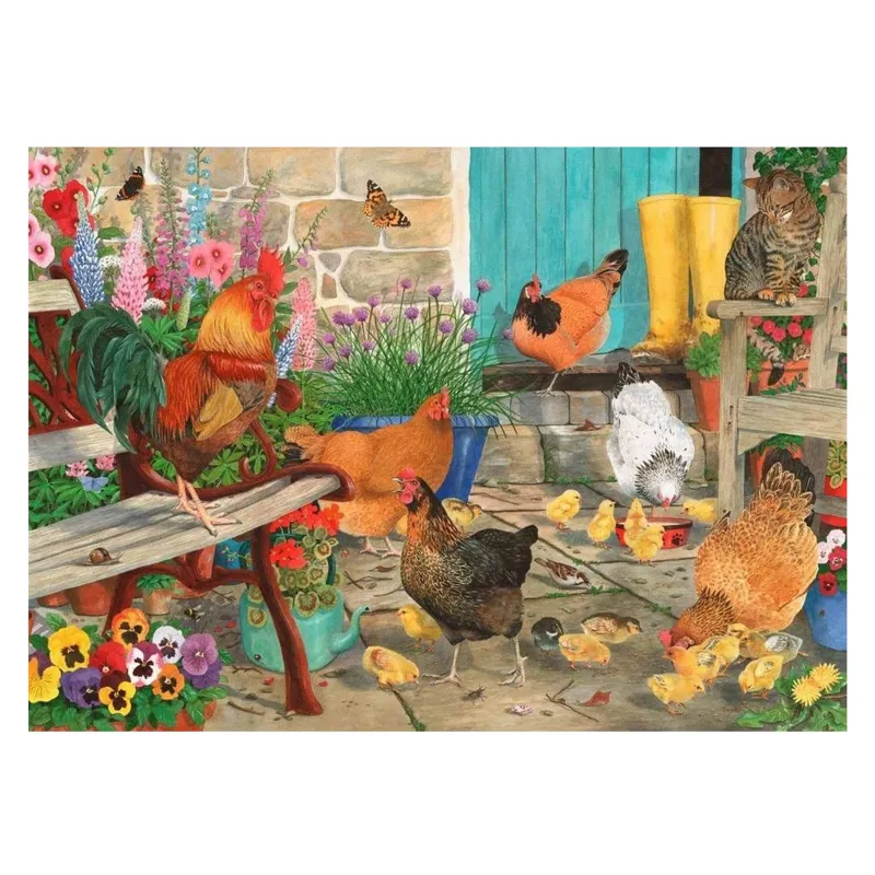 Hen Pecked 1000 Jigsaw Puzzle 