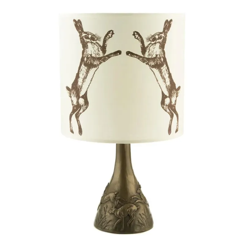 Oriele Bronze Hare Lamp - Bronze