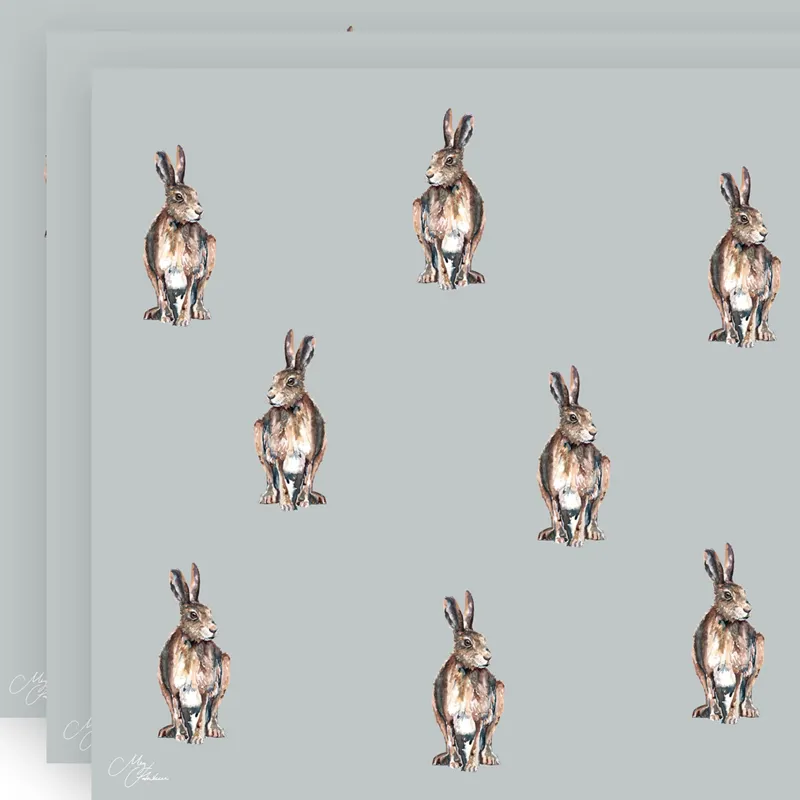 Meg Hawkins Hare Placemats - 4pk