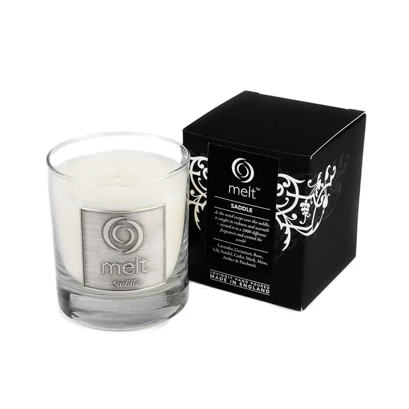 Melt Saddle Scented Luxury Glass Candle