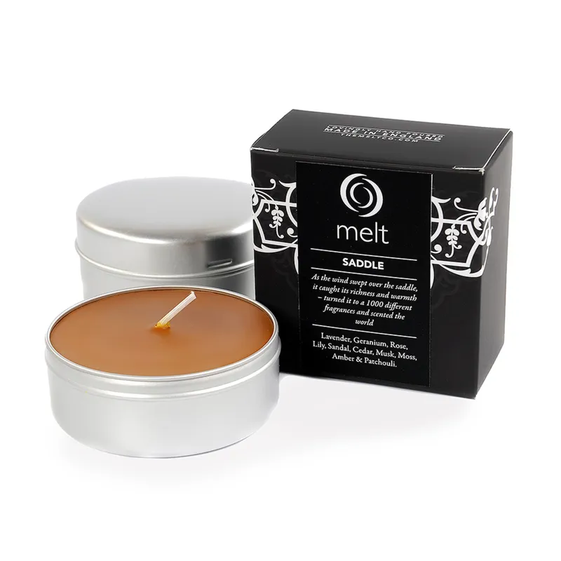 Melt Saddle Scented Travel Tin Candle