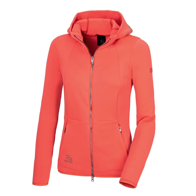 Pikeur Ladies Velvet Jacket - Coral Red