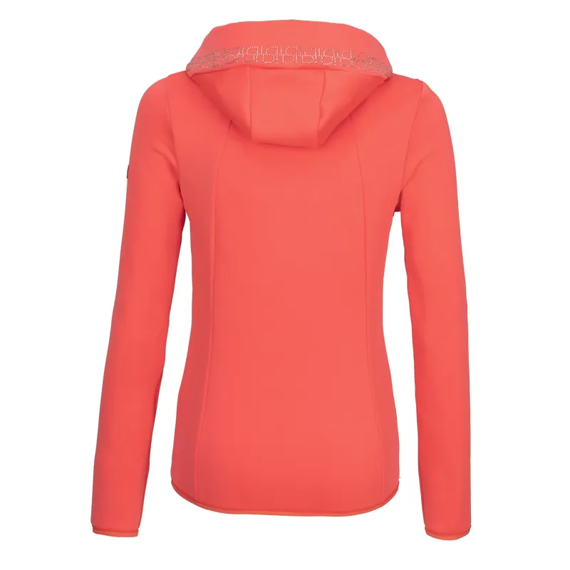 Pikeur Ladies Velvet Jacket - Coral Red-1
