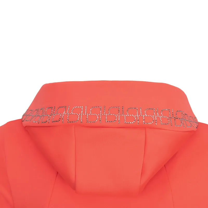 Pikeur Ladies Velvet Jacket - Coral Red-2