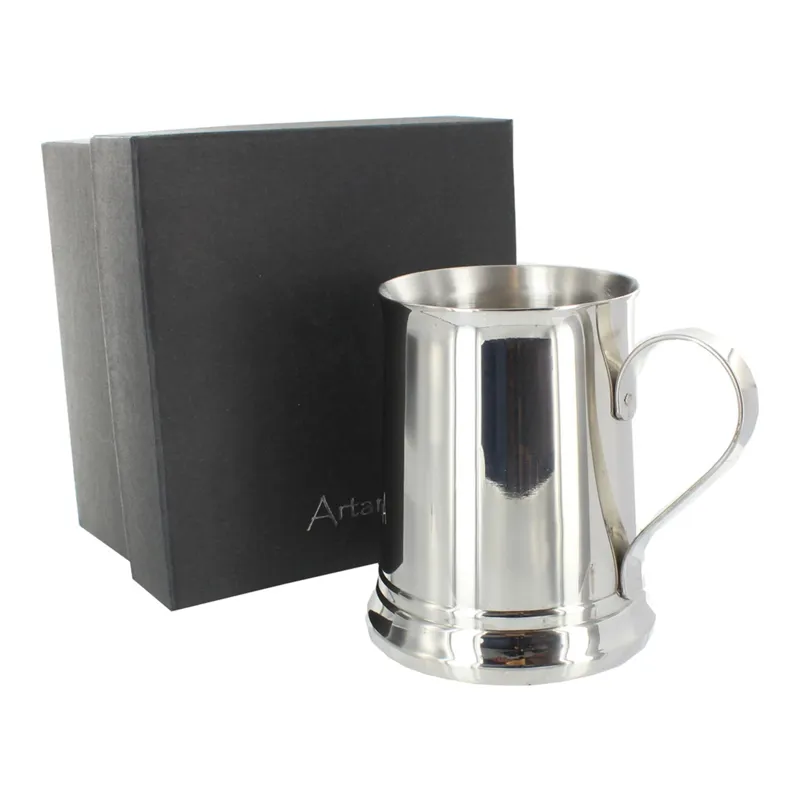 Sarome Polished Stainless Steel  300ml Tankard