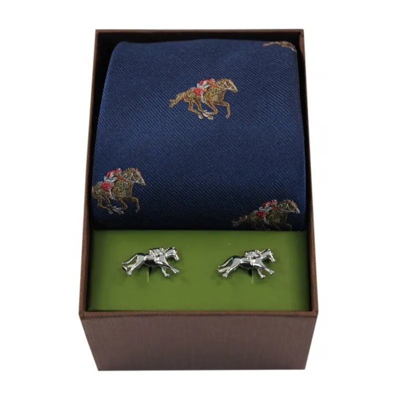 Sax Soprano Country Tie and Cufflinks Sets Racing