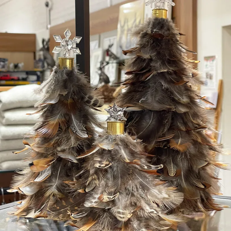 Spent Shells Mixed Feather Christmas Tree