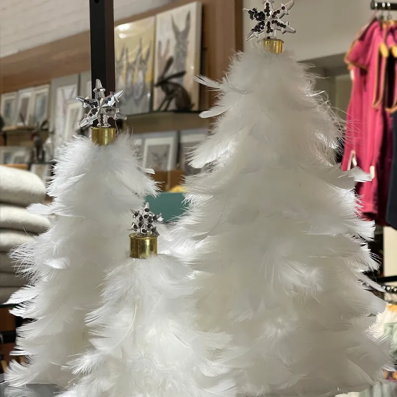 Spent Shells White Feather Christmas Tree