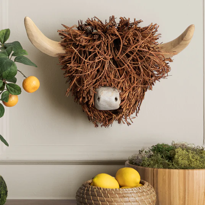 Voyage Highland Cow Wall Mount -1