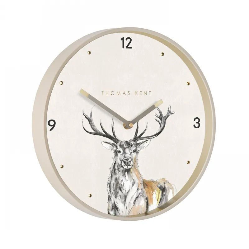 Wild Stag Wall Clock