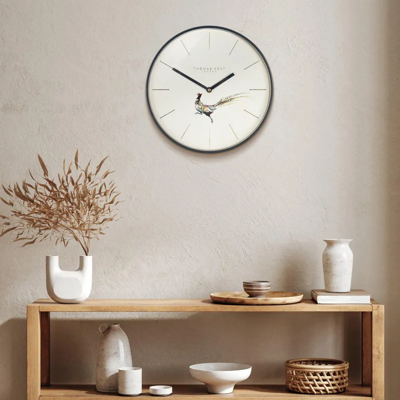 Woodland Pheasant Wall Clock-1