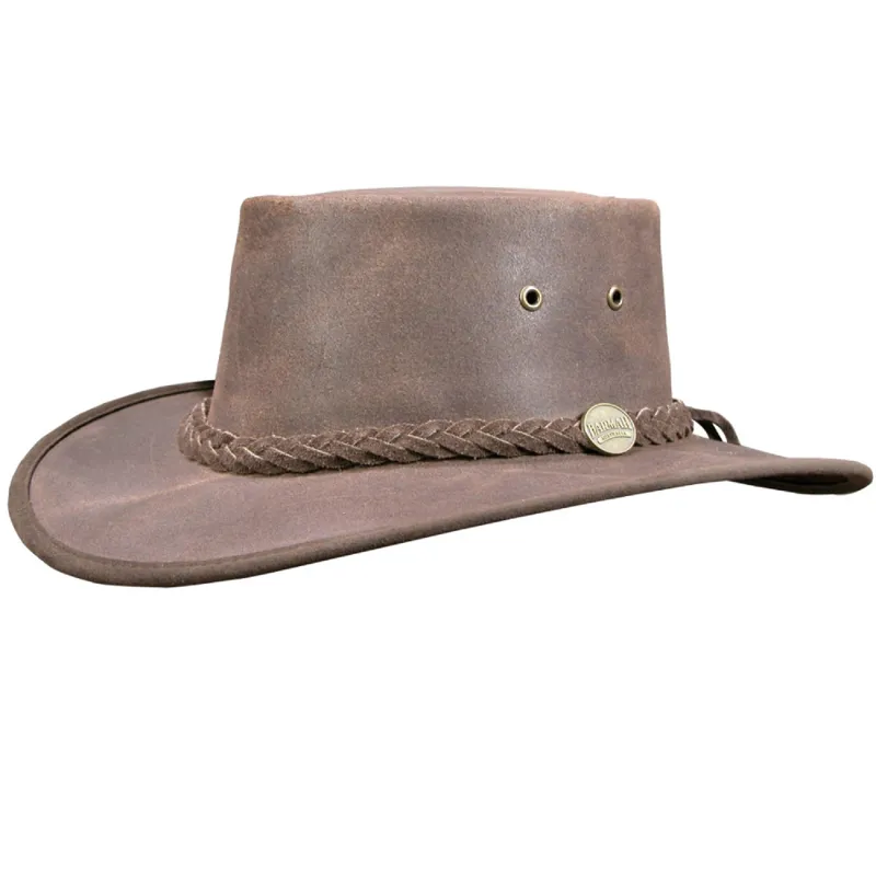Barmah Hats 1024 Oiled Squashy Hat - Brown